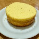 ノーバターで作るショートケーキのスポンジ台